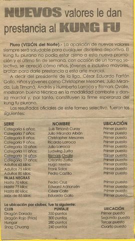Primer evento